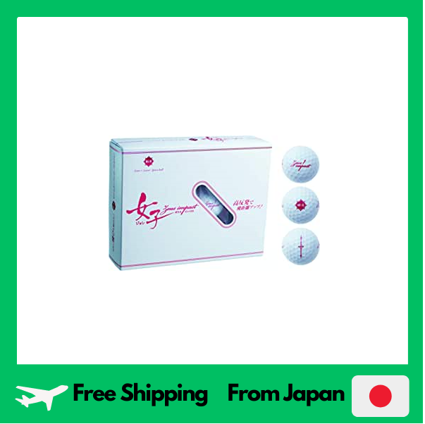 Kasco Golf Ball Zeus Impact Zeusimpact Women's 2 Ladies High Repulsion