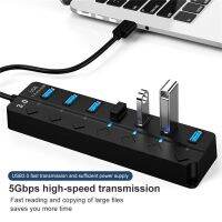 【LZ】✿  7 Portas USB Hub 3.0 Alta Velocidade Multi USB Splitter Adaptador OTG Para Xiaomi Lenovo PC Computer Acessórios