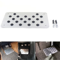 Aluminum alloy Car Non-slip Plate Carpet pedal Floor Mat Environmental Rubber Car Accessories Styling Pedals  Pedal Accessories