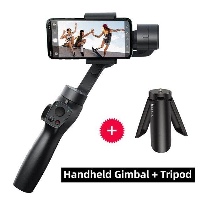 Baseus Selfie Stick Bluetooth 3Axis Handheld Gimbal Stabilizer Outdoor