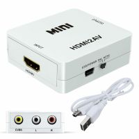 UNITBOMB ตัวแปลงสัญญาณภาพและเสียง ตัวแปลง HDMI to AV Converter (1080P) สีขาว