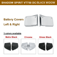 2x รถจักรยานยนต์แบตเตอรี่ด้านข้าง Fairing สำหรับ Honda Shadow Spirit VT750 DC 2000-2009 2000-2007แผง Protector