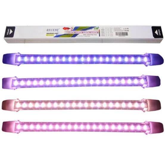 LAMPU LED TANNING CELUP ARWANA RECENT KST 72 CRYSTAL 4x GANTI WARNA
