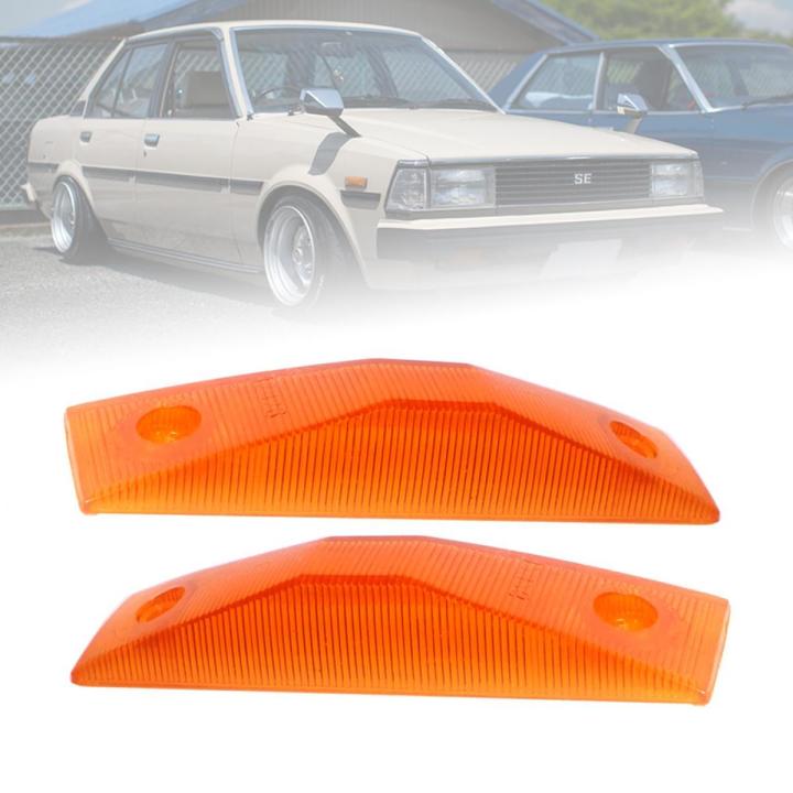 side-marker-lamp-turn-signal-light-lens-fit-toyota-corolla-dx-ke70-ke72-1979-87