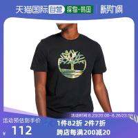 2023 New Fashion version Korean direct mail Timberland Timberland round neck short-sleeved T-shirt mens military green casual printing tide A2534