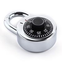 【CW】 Round Number Padlock Suitcase Luggage Security Digit Combination Alloy Password Coded Lock