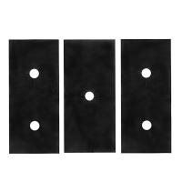 3PCS Stove Protector Black Stove Burner Covers for Range 0.01 Inch 0.25mm Thick Stove Top Burner Covers Heat Resistant Cuttable for Kitchen Black