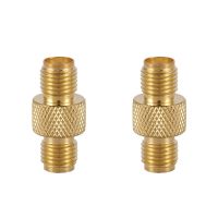 SMA Female to Female Barrel Adapter RF Coax Connector Straight,gold