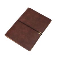 Pu Leather Note Book Cover Spiral Notebook A5 Planner Organizer Notebook Travel Journal Diary 6 Ring Binder Stationery QX2B