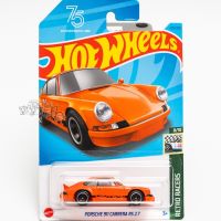 ❗ No. 125 PORSCHE 911 CARRERA RE2.7 Orange Hot Wheels Alloy Small Sports Car