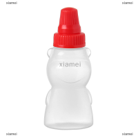 xiamei 2pcs มินิเครื่องปรุงสุกบีบขวดสลัดซอสมะเขือเทศบีบขวด