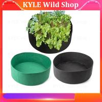 KYLE Wild Shop Round Plant Grow Bag Flower Pots Vegetable Planter No-woven Fabric Garden Growing Tools Gardening Bags Vegs Pot