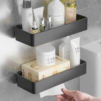 ♘┅ Bathroom Storage Holder Bath Shelf Bath Shower Shelf Aluminum Black Bathroom Corner shelf Black Aluminum Kitchen Storage holder