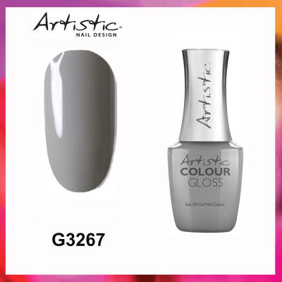 ของแท้! Artistic Colour Gloss สีทาเล็บเจล (โทนสีเทา)