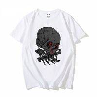 2021 Hip Hop Silent T-Shirt Men Skull Graphic Tshirt Tops Tees Funny Designer