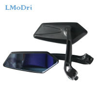 LMoDri Universal Pair Motorcycle Rear Mirror Scooter 8mm 10mm Motorbike Modification Back Side Mirrors For HONDA YAMAHA SUZUKI