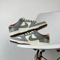 HOT Original 오징어 게임 Yut0 Horig0me X Duk- SB- Low Soft Mid Grey Rubber รองเท้าผ้าใบกีฬาสำหรับผู้ชาย