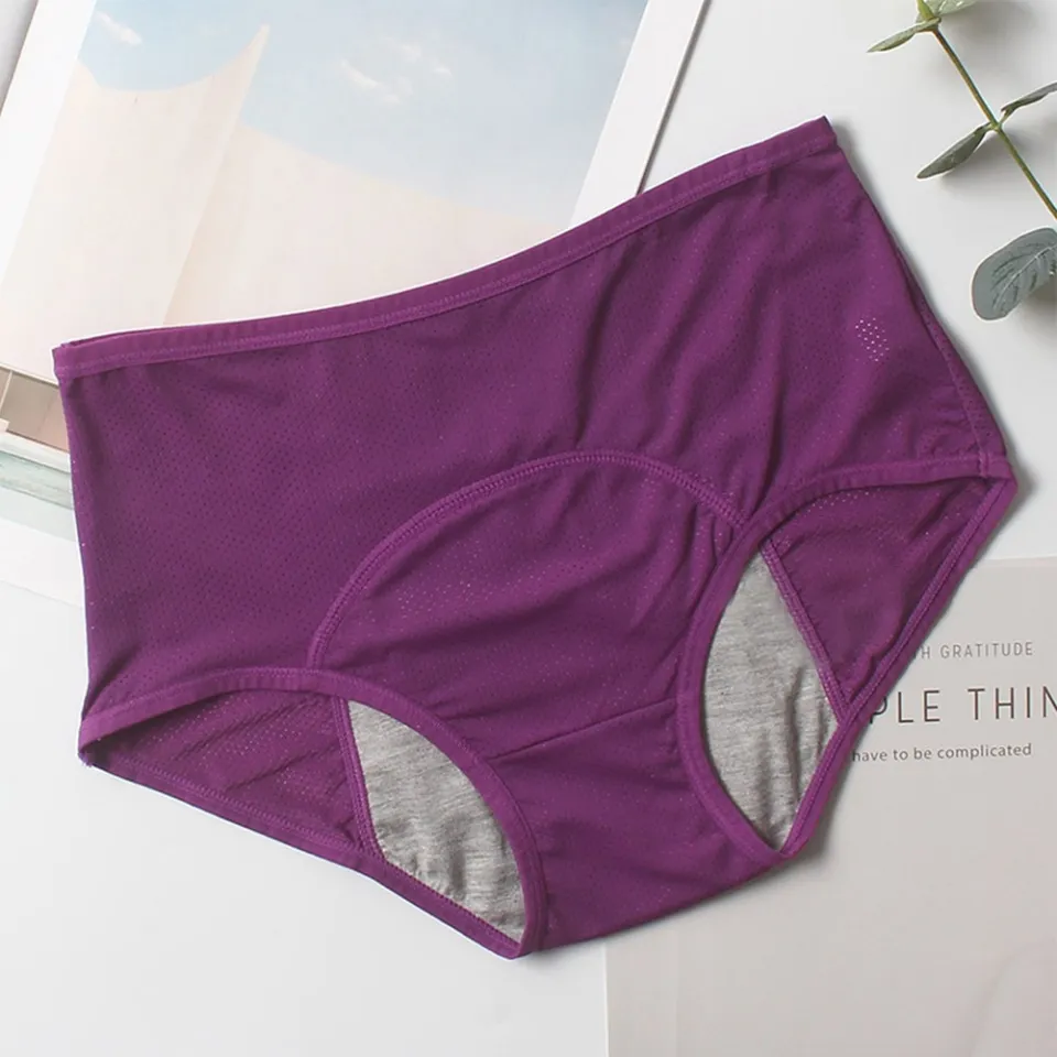 Women Menstrual Period Leak Proof Pants Heavy Flow Extra Protection Briefs