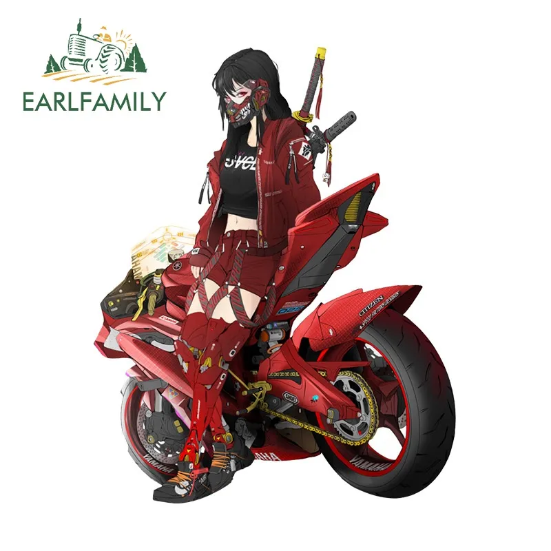 Sexy anime biker
