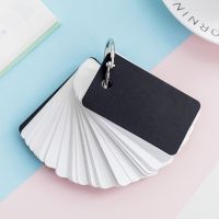 1PC Mini Loose-Leaf Notebook น่ารักแหวนหัวเข็มขัดสิ่งแวดล้อม Word Book Card Tearable Notepads Kawaii Memo Pad ไม่มี Stickiness