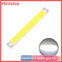 Ministar 3V-4V DC 60Mm 8Mm LED COB Strip 1W 3W สีขาวเย็นอบอุ่นสีฟ้าสีแดงแหล่งกำเนิดไฟ LED สำหรับ DIY โคมไฟทำงานจักรยาน