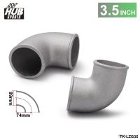 89mm 3.5 Cast Aluminium Elbow Pipe 90 Degree Intercooler Turbo Tight Bend For Toyota MR2 MK2 Turbo Rev3-5 HU-LZG35