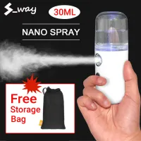 S-way 30ML Nano Mist Facial Sprayer Beauty Instrument wireless sprayer USB Humidifier Rechargeable Nebulizer Face Steamer Moisturizing Beauty tool Storage bag