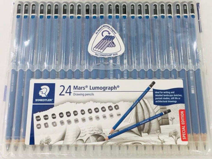 Staedtler Mars Lumograph Graphite Pencil 24 Set Lazada PH