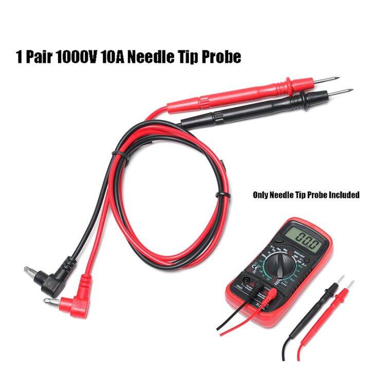 1000v 10a Multimeter Probes Needle Tip Probe Test Leads Probes For