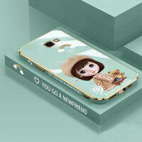 แฟชั่น Soft TPU ซิลิโคนเคสโทรศัพท์สำหรับ Samsung Galaxy J4 Plus J6 Plus J7 Prime J7 2017 Luxury 6D Electroplating Girl Precision กล้อง Shock Proof ฝาครอบโทรศัพท์