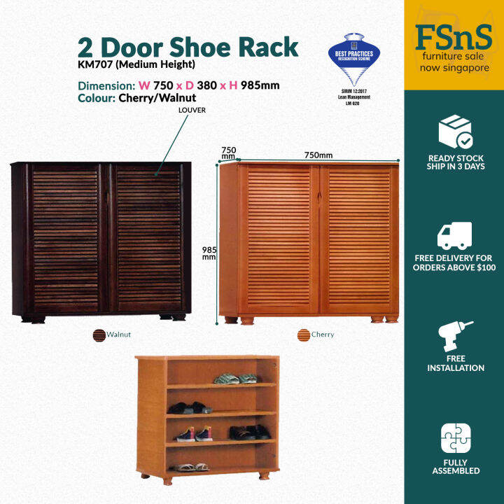 SG Ready Stock New Wooden Shoe rack KM707 Lazada Singapore