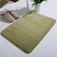 พรมน้ำดูดซับ Silky Door Mat น้ำหนักเบา Toilet Non-Slip Mat สำหรับห้องซักรีดระเบียงห้องครัว