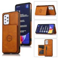 Back Cover For Samsung Galaxy A53 A33 A13 A82 A72 A52 A42 A32 5G A21S A71 A51 M31 M11 A41 Leather Cards Holder Wallet Phone Case