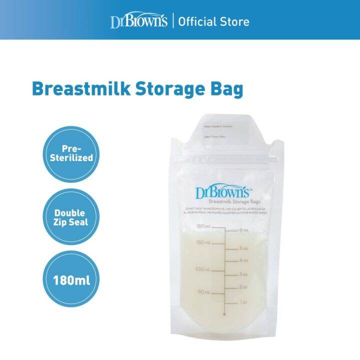 Dr. Brown Breastmilk Storage Bags, Official Retailer