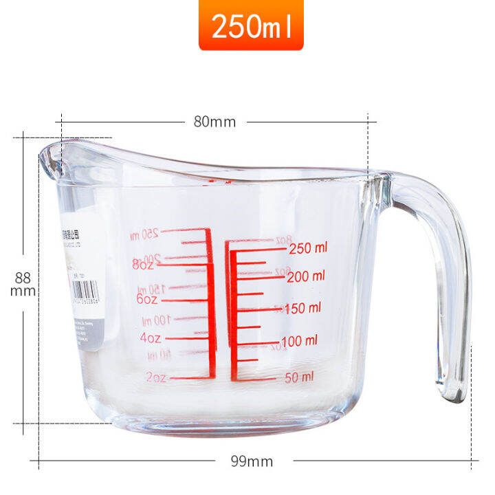 แก้วตวง-แก้วตวง-8-ออนซ์-250ml-500ml-1000ml-ถ้วยตวง-measuring-cup-แก้วชงกาแฟ-ถ้วยตวงน้ำ-ถ้วยตวง-ทนความร้อนสูงxph162