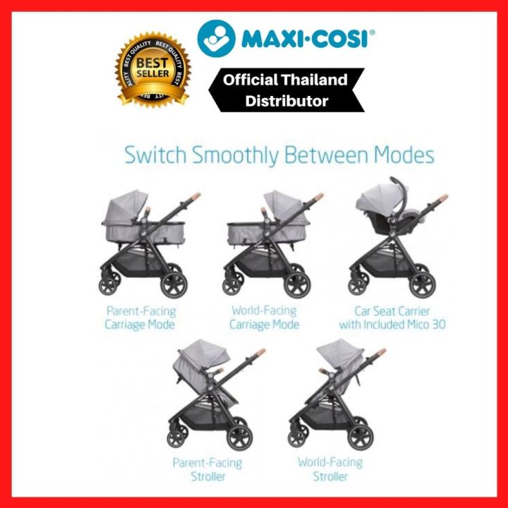 maxi-cosi-zelia-รถเข็น-5in1-ไม่รวมคาร์ซีท-maxi-cosi-ผู้นำเข้า-official