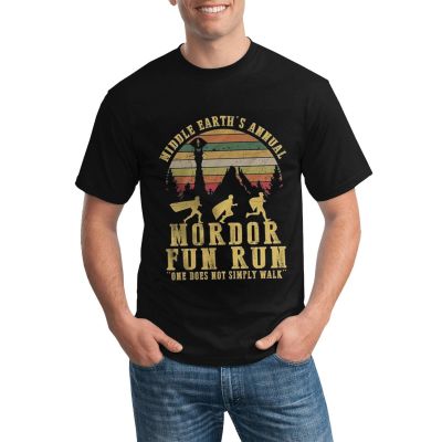 Diy Shop Annual Mordor Fun Run One Mens Good Printed Tees