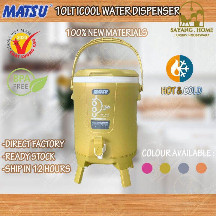 DT851 MATSU THERMAL ICOOL WATER DISPENSER(HOT & COLD)/BEKAS AIR (10LT ...