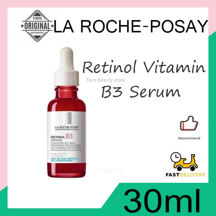 La Roche Posay Retinol Vitamin B3 Serum Anti-Aging Fade Fine Lines Anti ...