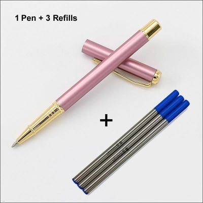 Luxury Metal Signature Ballpoint Pens for Business Writing Office Supplies Stationery