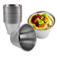 5PCS 304 Stainless Steel Tortilla Sauce Cup Cross Border Salad Tomato Sauce Dipping Sauce Cup Dipping Saucer