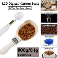 500g800g LCD Digital Scale Portable Multi-use Measuring Scoop Kitchen Tool Home Kitchen Supplies Dog Cat Food Scoop