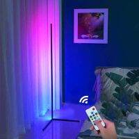 LED Floor Lamp Bedroom Stand Light RGB Floor Lampshade Living Rom Decor Indoor Standing Lamp For Home Decoration