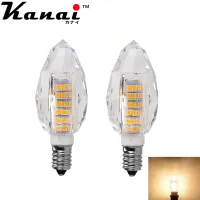 【✱2023 HOT✱】 gaqiugua6 E14 2835 75Leds หรี่แสงได้คริสตัลโคมไฟติดเพดานไฟเทียนคำทังสเตน60W โคมไฟ Led 220V หลอดไฟ Led Luz