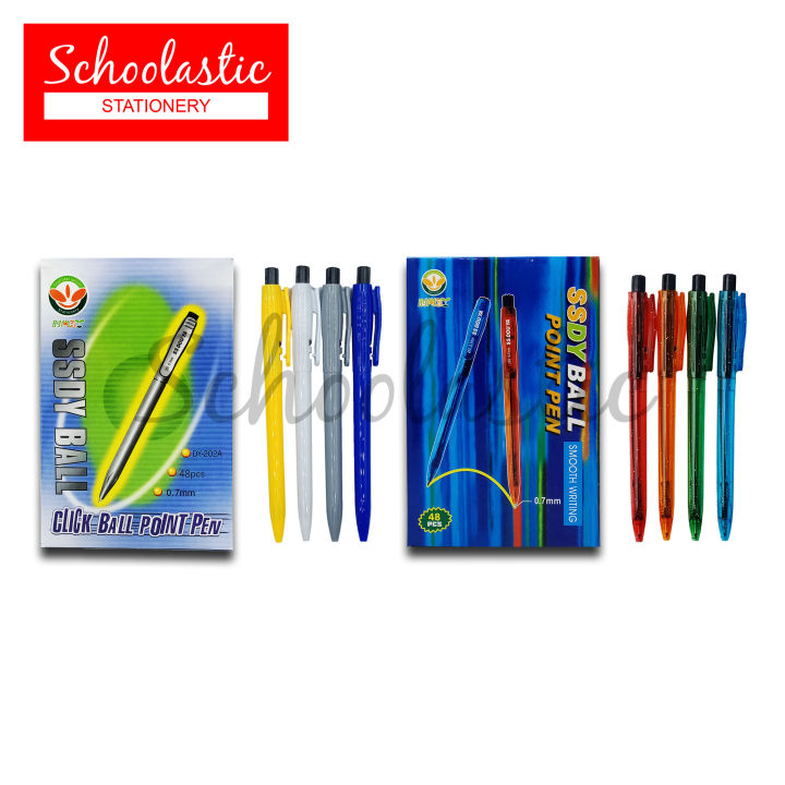 DY-202A SSDY CLICK BALL POINT PEN Ballpen(48pcs/box) | Lazada PH