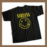 เสื้อวงดนตรี nirvana คอนต้อน แท้ เสื้อวินเทจ เสื้อยืดแฟชั่น แนวสตรีทS-5XL