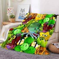 Plants Vs. Zombies Game Blankets Sofa Office Nap Student Dormitory Bed Cover Air Conditioning Soft Warmth Can Be Customized