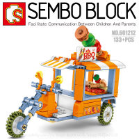 บล็อกตัวต่อรถร้านค้า SEMBO BLOCK 601212 จำนวน 133 ชิ้น