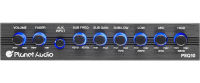 Planet Audio Half-DIN, Band Car Equalizer, Subwoofer Output with Adjustable Filter, Fixed Bands (PEQ10) 4 Band EQ