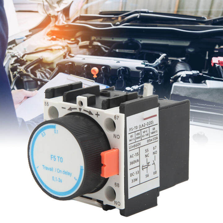 Delay Relay Auxiliary Contact, Air Delay Contact Time ON for Generators